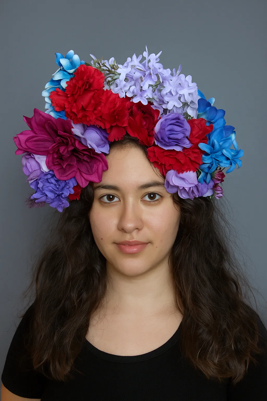 Fancy florals Catrina headpiece